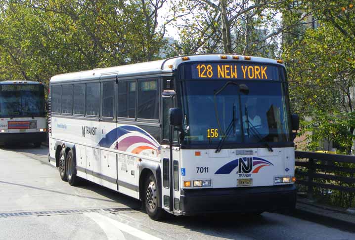 NJ Transit MCI 102-DWA3 CNG 7011